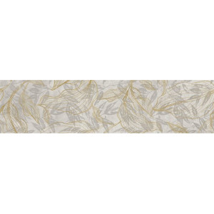 Плитка керамогранітна Softcement White Decor Flower RECT 297x1197x8 Cerrad