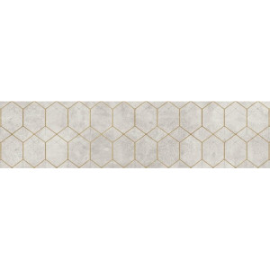 Плитка керамогранітна Softcement White Decor Geo RECT 297x1197x8 Cerrad