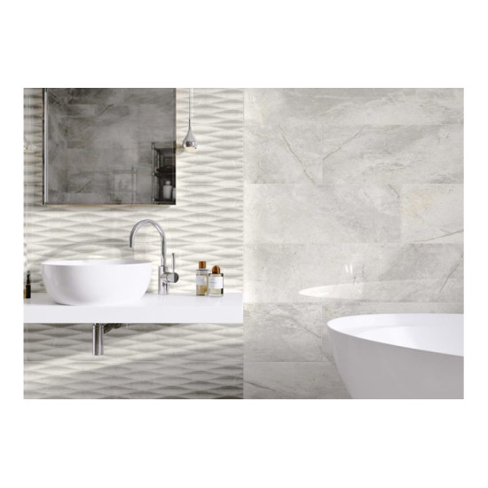 Плитка керамогранітна Masterstone White RECT 1197x2797x6 Cerrad