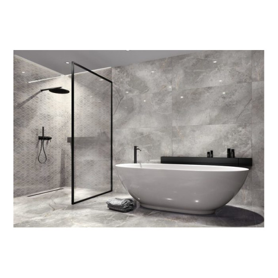 Плитка керамогранітна Masterstone Silver Decor Geo POL 297x1197x8 Cerrad