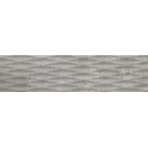 Плитка керамогранітна Masterstone Silver Decor Waves RECT 297x1197x8 Cerrad