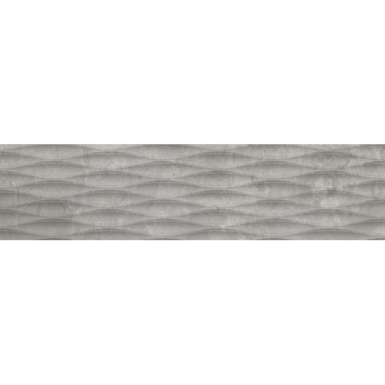 Плитка керамогранітна Masterstone Silver Decor Waves RECT 297x1197x8 Cerrad