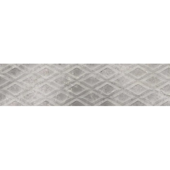 Плитка керамогранітна Masterstone Silver Decor Geo RECT 297x1197x8 Cerrad