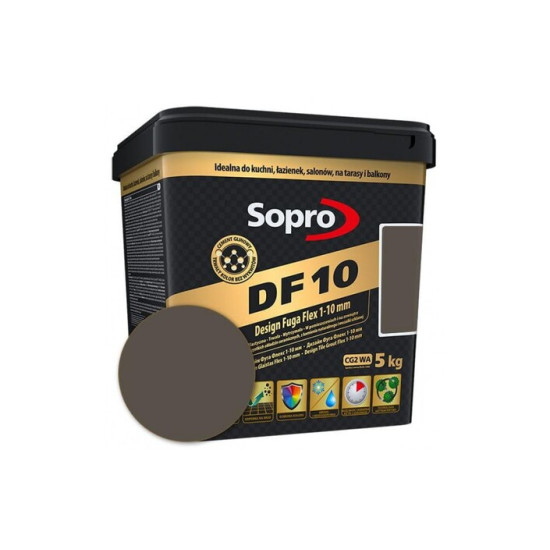 Затирка для швів Sopro DF 10 1076 хебан №62 (5 кг)