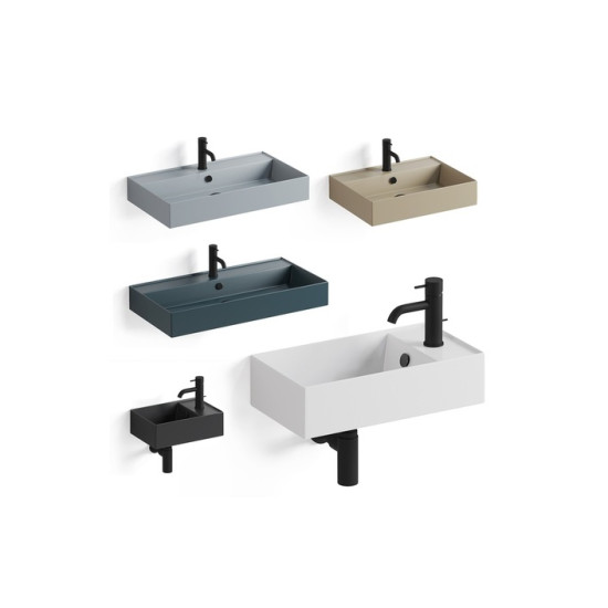 Умивальник AG 40 Agile (AG40) Black matt, SIMAS