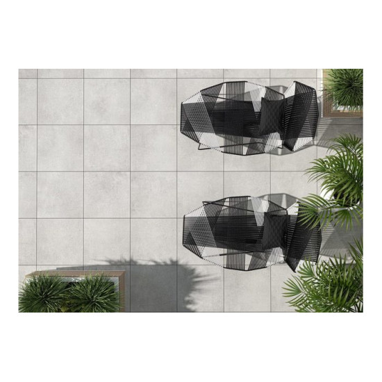 Плитка керамогранітна Stratic Light Grey 2.0 RECT 597x597x20 Cerrad