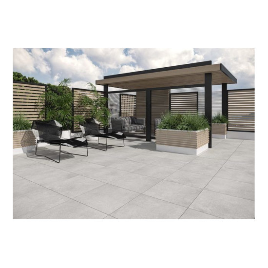 Плитка керамогранітна Stratic Grey 2.0 RECT 597x597x20 Cerrad