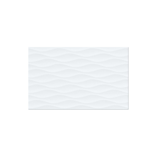 Плитка стінова White Wave GLOSSY STR 250x400x8 Cersanit