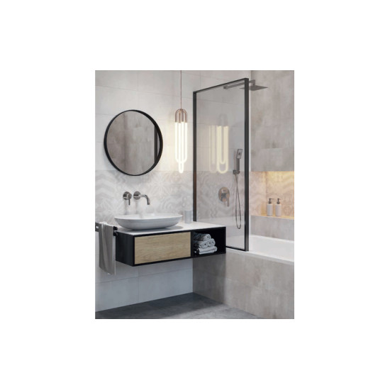 Плитка стінова Portobello Soft Grey RECT 250x750x9 Ceramika Color