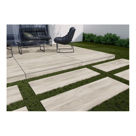Плитка керамогранітна Tauro Bianco RECT 397x1197x20 Cerrad