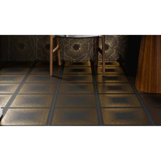 Плитка керамогранітна Art Deco Black Negroni Natural 297,5x297,5x9,9 Aparici