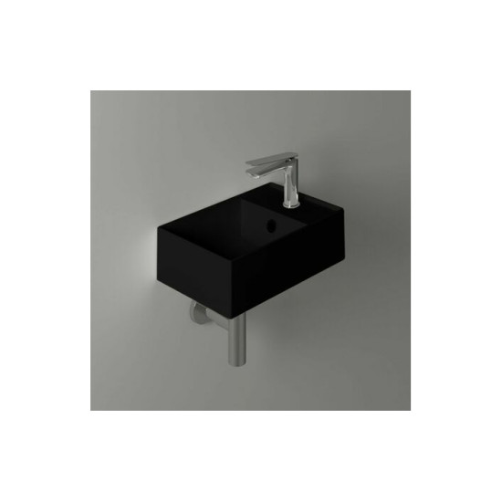 Умивальник AG 50 Agile (AG50NM) Black matt, SIMAS