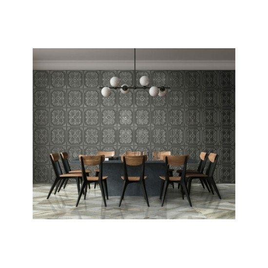 Плитка стінова Victorian Silver Nova декор 446,3x1193 Aparici