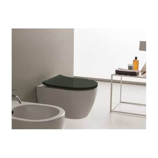 Кришка для унітаза Moon soft-close (5530B49) Ardesia SCARABEO