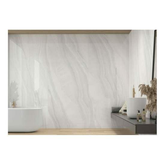 Плитка керамогранітна Onix White POL 1197x2797x6 Cerrad