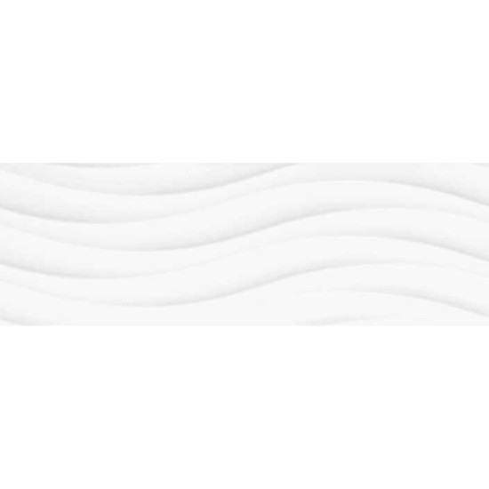 Плитка стінова CCR31-1 White Onda RECT 250x750x9 Ceramika Color