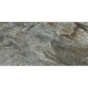 Плитка керамогранітна Brazilian Quartzite Black RECT 597x1197x8 Cerrad