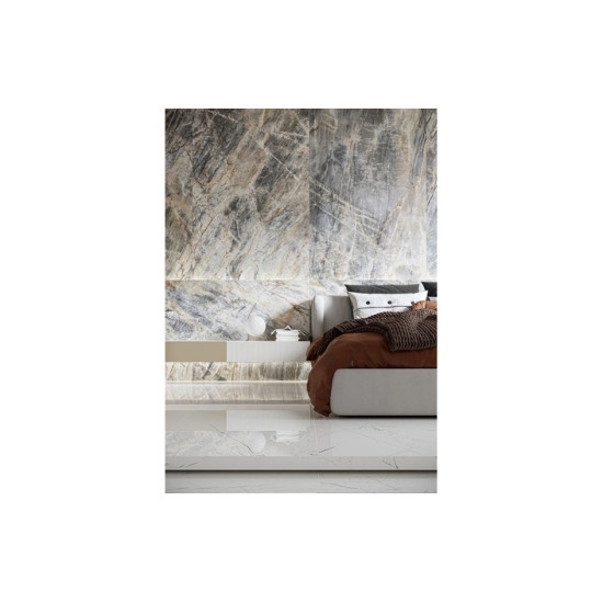 Плитка керамогранітна Brazilian Quartzite Amber RECT 1197x2797x6 Cerrad