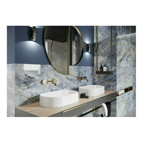 Плитка керамогранітна Brazilian Quartzite Blue POL 597x1197x8 Cerrad