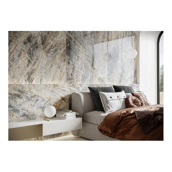 Плитка керамогранітна Brazilian Quartzite Amber POL 597x1197x8 Cerrad