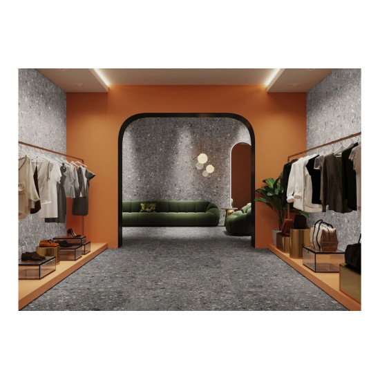 Плитка керамогранітна Ceppo Nuovo Graphite POL 597x1197x8 Cerrad