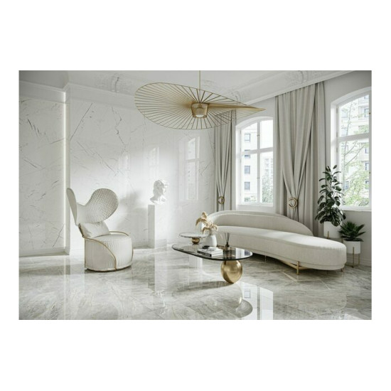 Плитка керамогранітна Marmo Thassos White POL 1197x2797x6 Cerrad