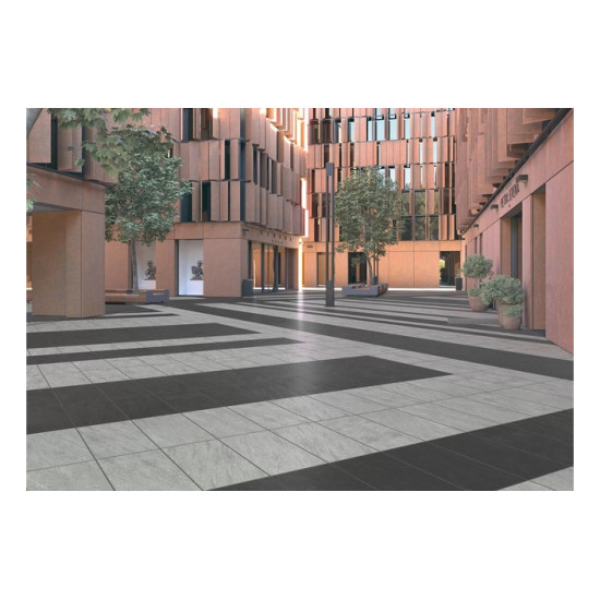 Плитка керамогранітна Pietra Serena Black RECT 600x600x20 Stargres