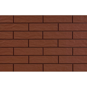 Плитка фасадна Burgund Rustiko 6,5x24,5x0,65 код 9577 Cerrad
