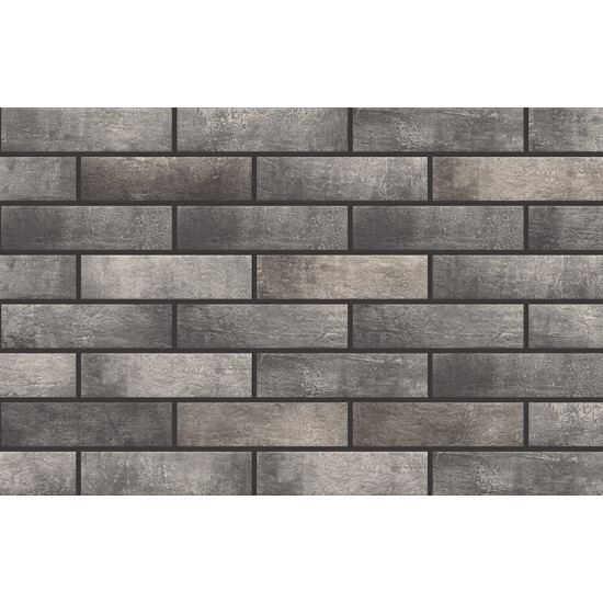Плитка фасадна Loft Brick Pepper 6,5x24,5x0,8 код 2099 Cerrad