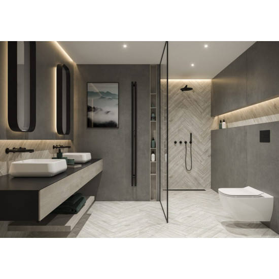 Плитка підлогова Giornata Bianco 11x60x0,8 код 7924 Cerrad