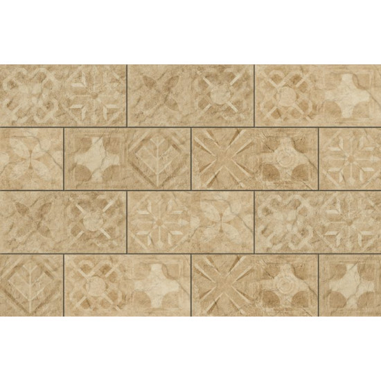Плитка фасадна Torstone Beige Decor 148x300x9 Cerrad