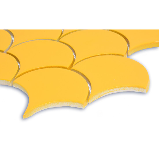 Мозаїка SCALES SC 6025 Dark Yellow 240x240x9 0,037 м2 Кераміка Лео