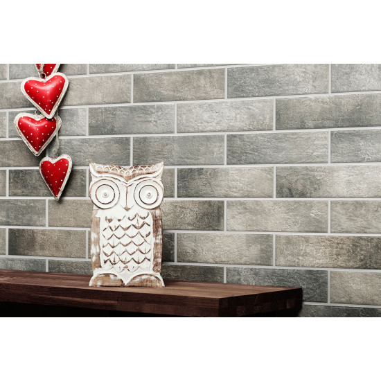 Плитка фасадна Loft Brick Pepper 6,5x24,5x0,8 код 2099 Cerrad