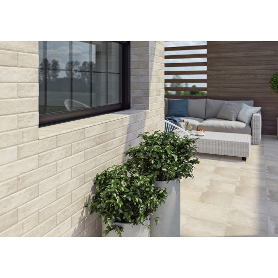 Сходинка пряма Scandiano Beige 30x30 код 4894 Ceramika Paradyz