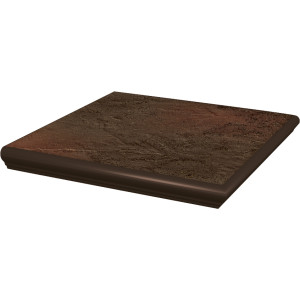 Сходинка з капіносом кутова Semir Brown 33x33 код 0205 Ceramika Paradyz