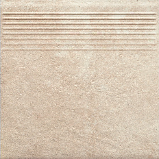 Сходинка пряма Scandiano Beige 30x30 код 4894 Ceramika Paradyz