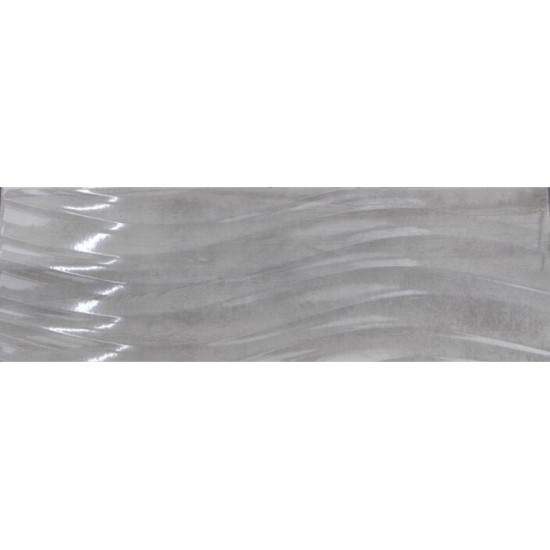 Плитка стінова Harmony Grey Wave RECT 250x750 Ceramika Color