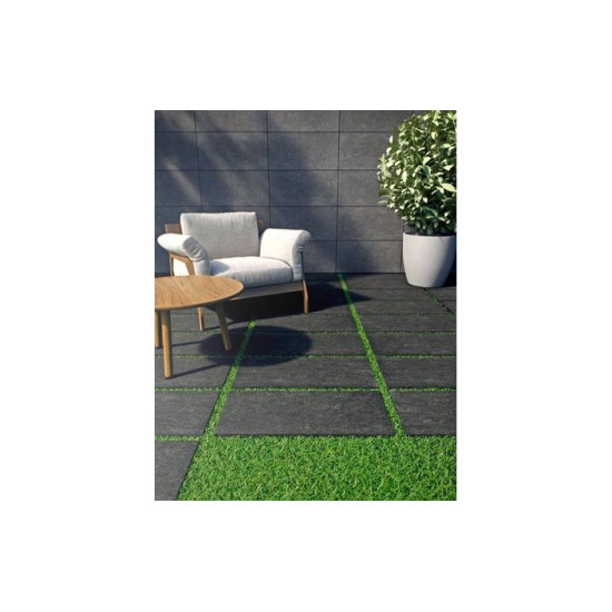Плитка керамогранітна Pietra Serena Antracite RECT 600x600x20 Stargres
