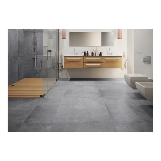 Плитка керамогранітна Montego Grafit RECT 597x597x8,5 Cerrad