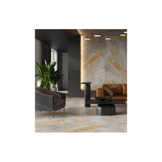 Плитка керамогранітна Auric Light Grey RECT 597x597x8 Cerrad