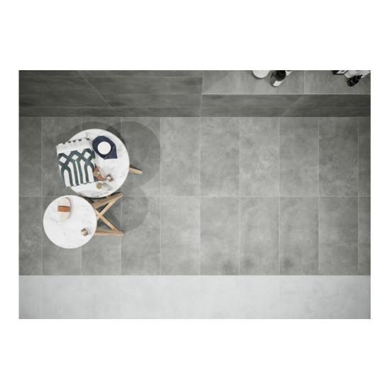 Плитка керамогранітна Apenino Antracyt LAP 297x597x8,5 Cerrad