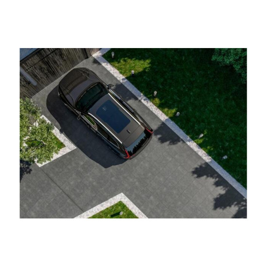 Плитка керамогранітна Pizarra Antracite 2.0 RECT 600x600x20 StarGres