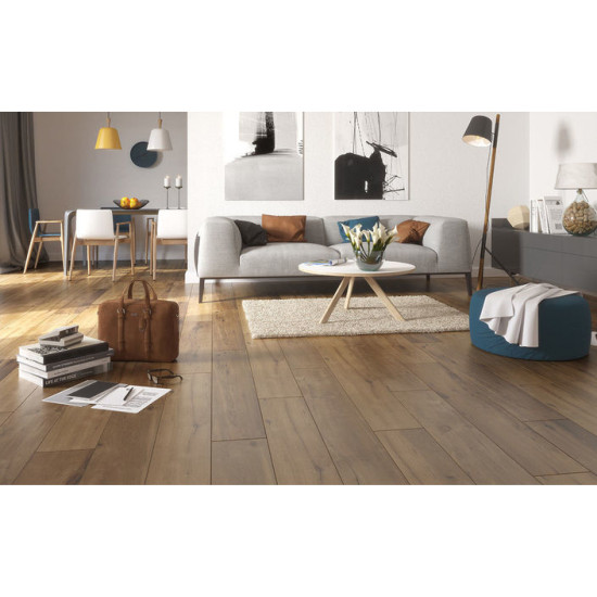 Плитка керамогранітна Cava Brown Rect 200x1200x10 Stargres