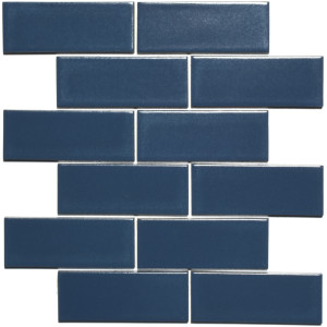 Мозаїка BRICK B 6008 Steel Blue 300x300х9 Котто Кераміка