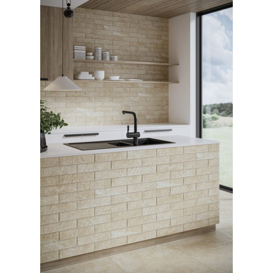 Камінь фасадний Rapid Beige 7,4x30x0,9 код 9041 Cerrad