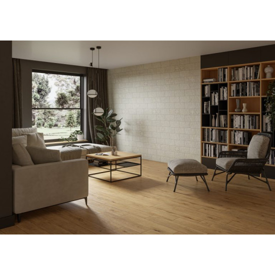 Камінь фасадний Torstone Bianco 14,8x30x0,9 код 9140 Cerrad