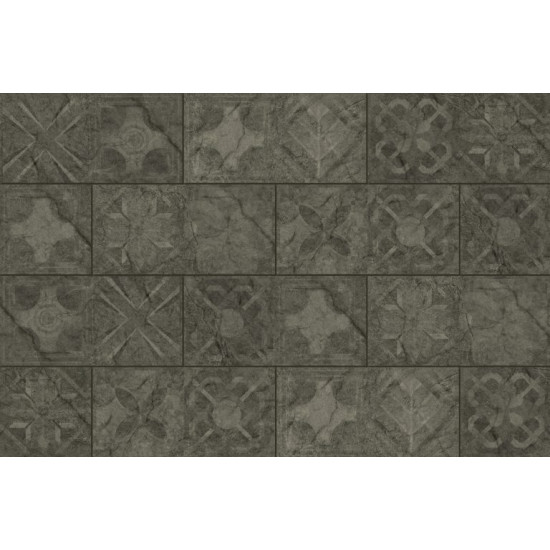 Плитка фасадна Torstone Grafit Decor 148x300x9 Cerrad