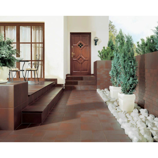 Сходинка з капіносом кутова 6255 Cloud Rosa STR 330x330x11 Paradyz