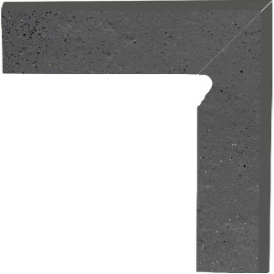 Цоколь правий Semir Grafit 2х-елементний 81x300x11 Paradyz