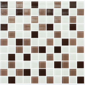 Мозаїка GM 4035 C3 Coffee M-Coffee W-White 300x300x4 Котто Кераміка